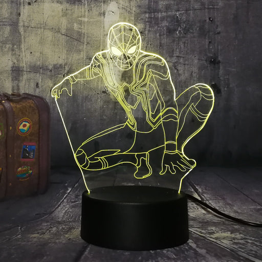 Marvel Legends Super Hero Spiderman Night Light LED USB Lamp