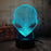 3D Alien Night Light 7 Color Change LED Lamp