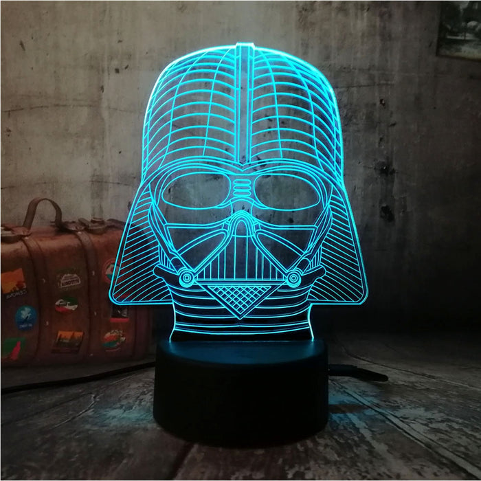 Star Wars Black Knight 3D Night Light Lamp
