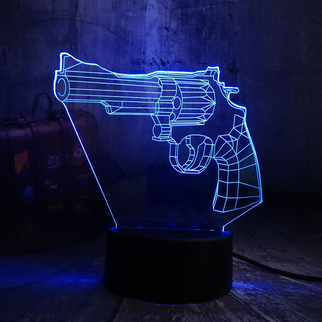 PUBG TPS Revolver Magnum LED Night Light Lamp