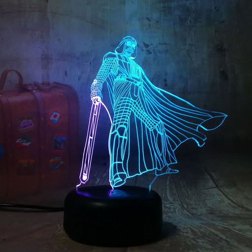 Star Wars Darth Vade 3D RGB LED Night Light Lamp
