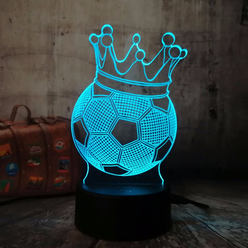3D LED Night Lights Football Imperial Lamp