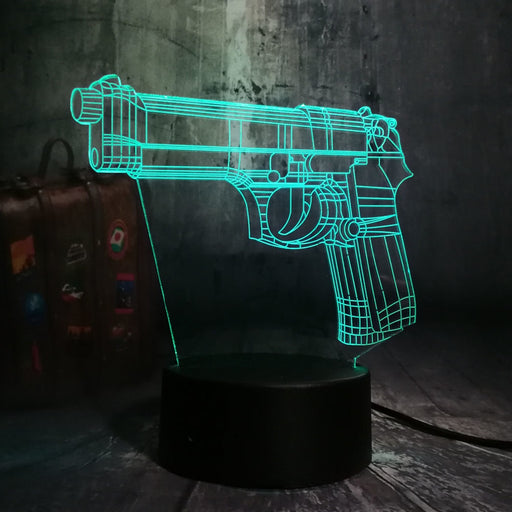 PUBG TPS Pistol Gun Rifle LED Night Light Lamp
