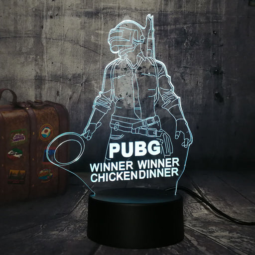 PUBG Winner TPS LED Night Light Lamp