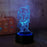 Star Wars Cute Black Knight 3D LED Night Light Lamp