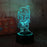 Star Wars Cute Black Knight 3D LED Night Light Lamp