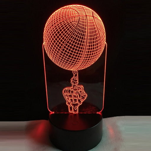 Figure Top Basketball 3D RBG Night Light Lamp
