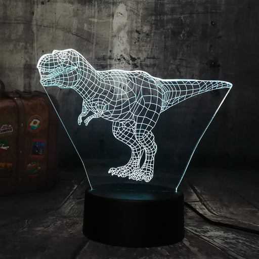 Tyrannosaurus Rex Jurassic World Dinosaur Animal 3D LED Lamp