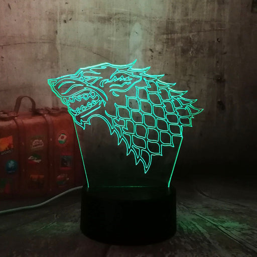 Game of Thrones Cool Stark Wolf A Song of Ice and Fire Lamp
