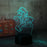 Running Super Mario  3D LED RGB  Night Light Lamp