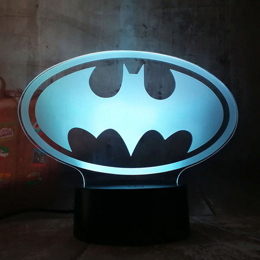 New 2019 Justice League 3D LED DC Batman Symbol Light Lamp
