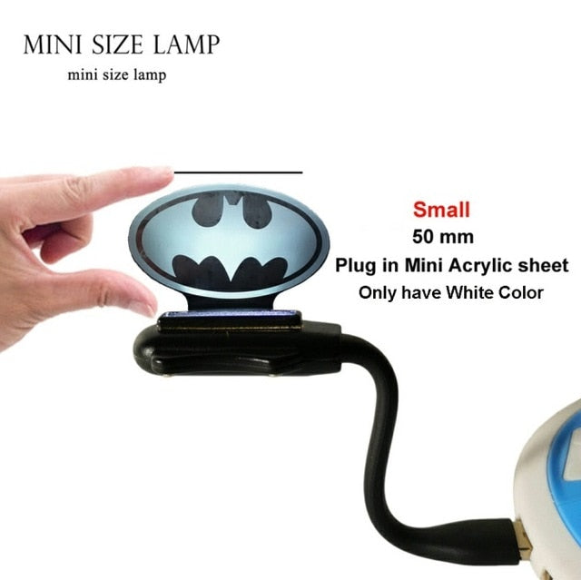 New 2019 Justice League 3D LED DC Batman Symbol Light Lamp