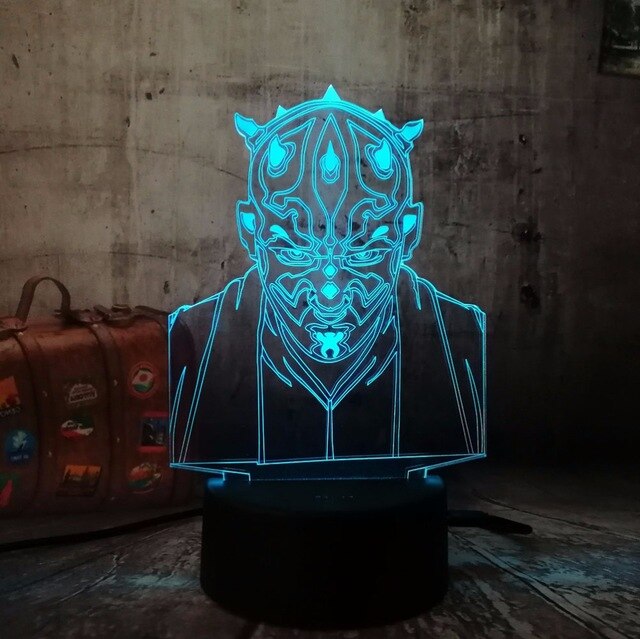 Star Wars Darth Maul 3D Visual Led Sleep Night light Lamp