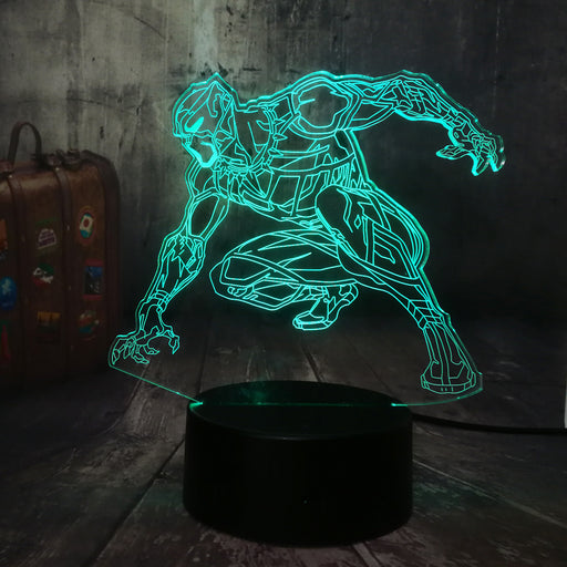 Marvel Black Panther The Avengers Cool 3D LED Night Light Lamp