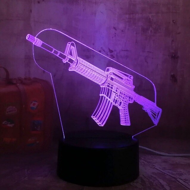 Shot9un PUBG TPS LED Night Light Lamp