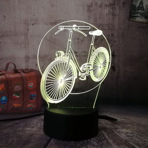 LED 3D RGB Night Light Bicycle Lamp